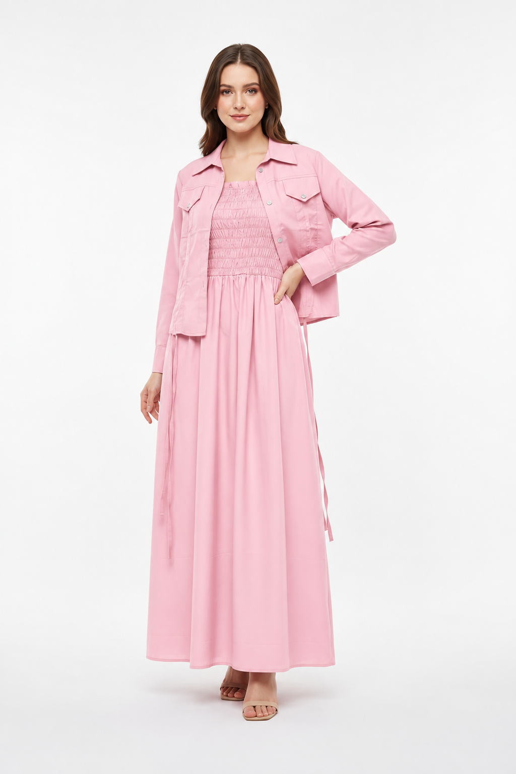 Western Jacket Coat Maxi